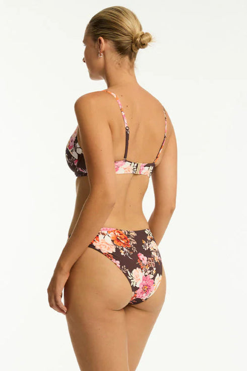 Sea Level Rosewood Balconette Bra Top